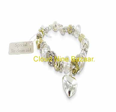 Bridesmaid Charm Bracelet.